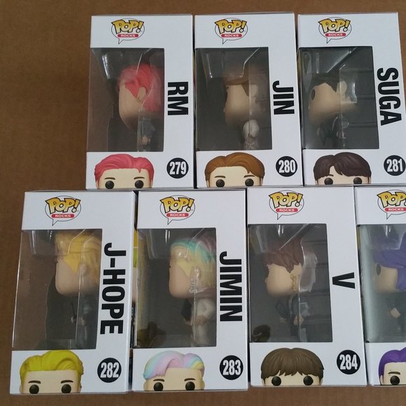 Funko Pop! Rocks BTS WAVE 3 "BUTTER" - FULL SET - Picture 11 of 16